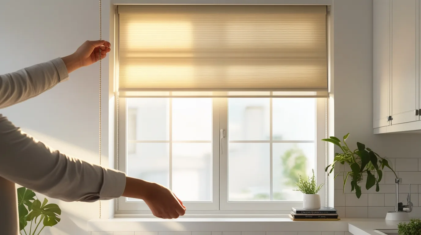 best way to lower shades