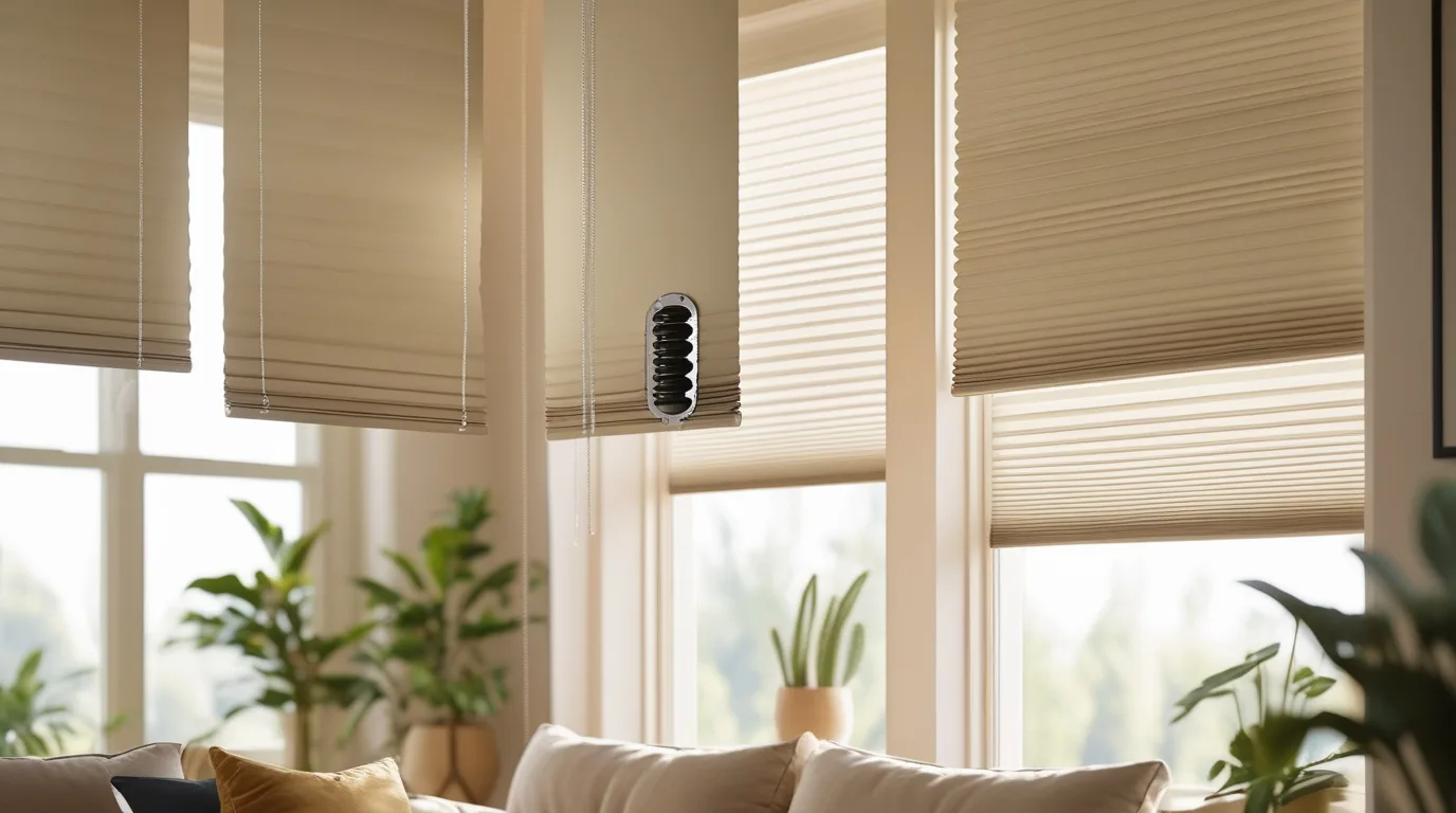 how do cordless window shades work