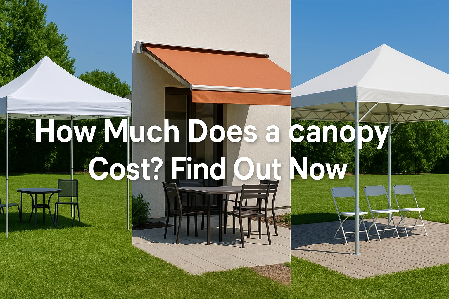 How Much Does a Canopy Cost
