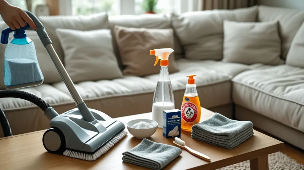 Best Way to Clean Upholstery at Home with Everyday Items