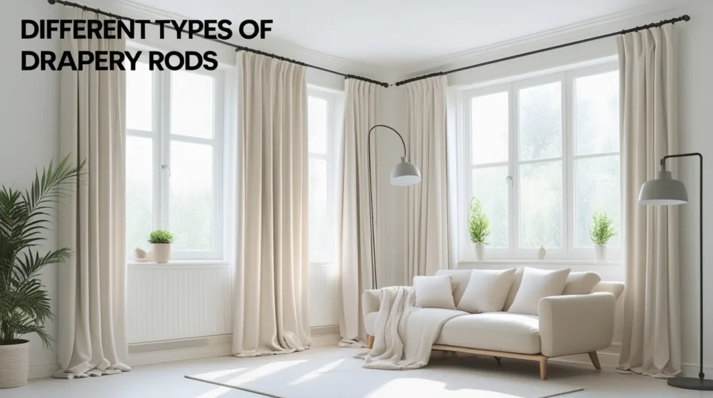 Different Types of Drapery Rods