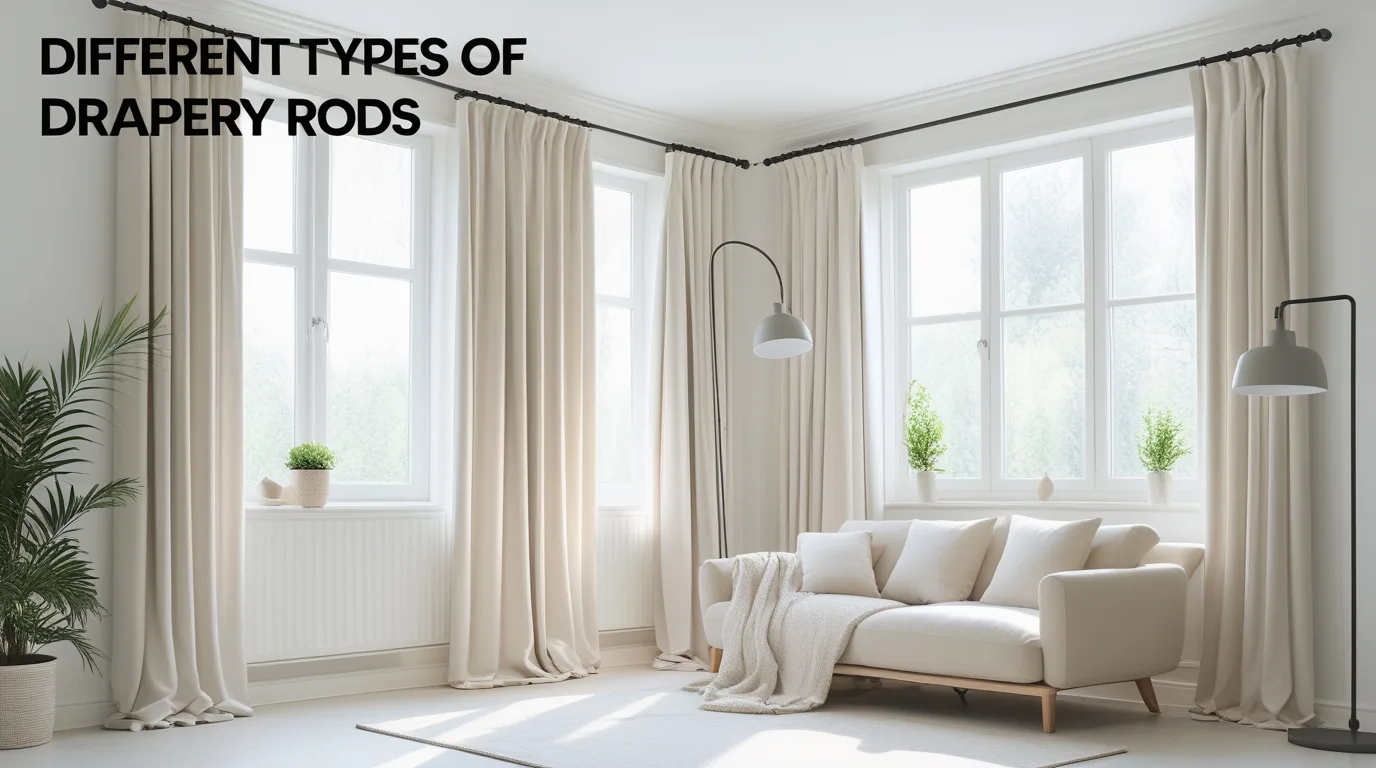 Different Types of Drapery Rods