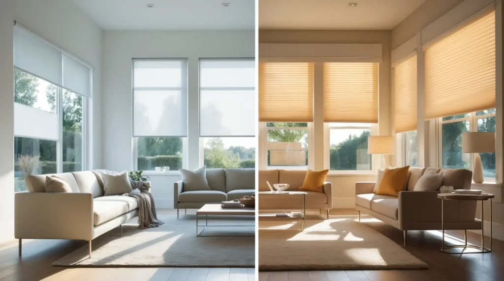 Cellular Shades vs Roller Shades Which Fits Your Space Best