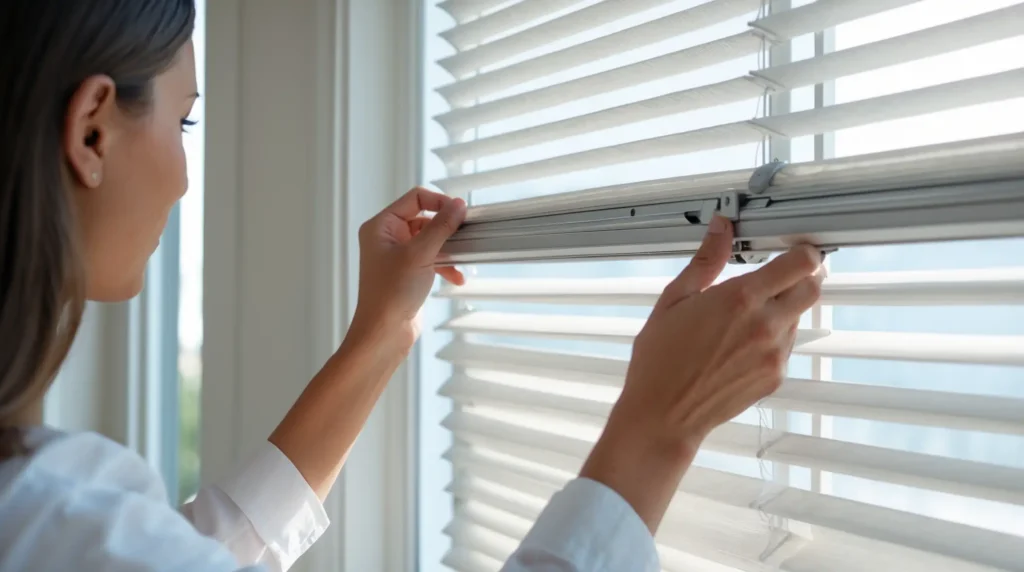 How to Take Down Accordion or Pleated Blinds Safely