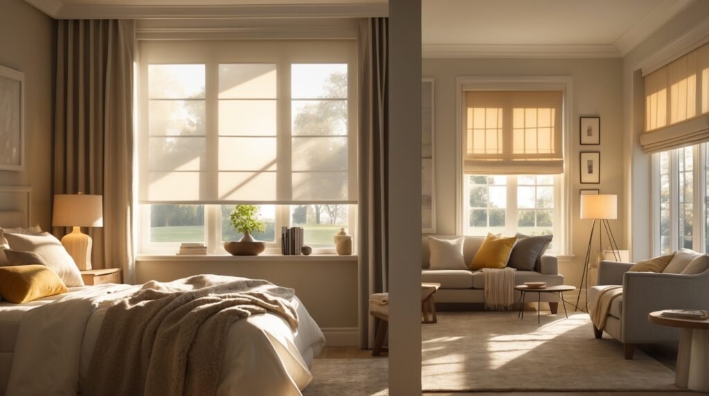 Privacy Shades That Let Light In for Bedrooms and Living Rooms